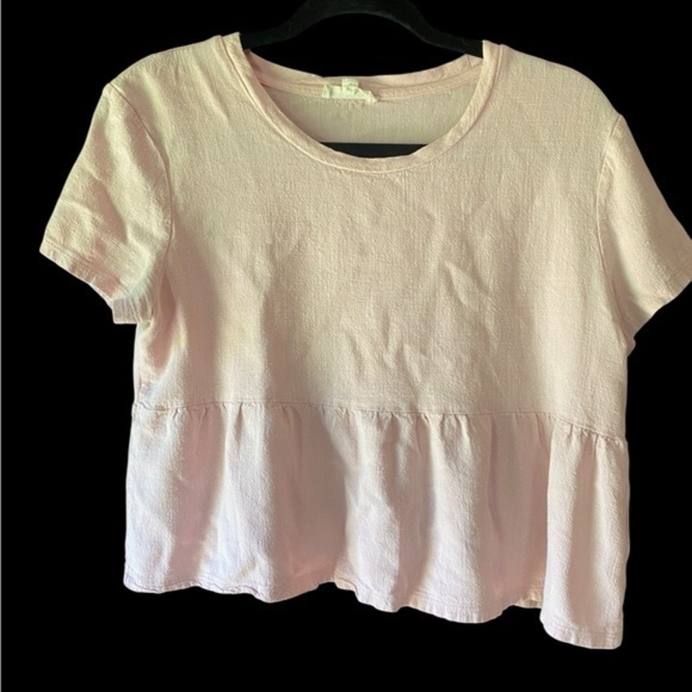 La Hearts Light Pink Babydoll Tee